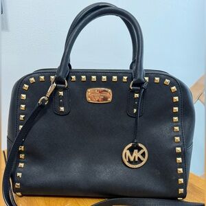 Michael Kors Black Saffiano Bag Medium